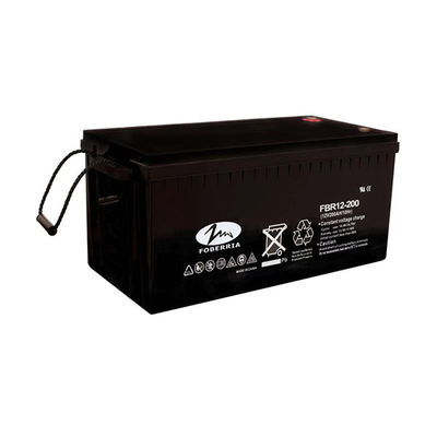 batteria libera del gel della batteria al piombo 12v 200ah di manutenzione di 59.5kg 60A 1600A per iluminazione pubblica