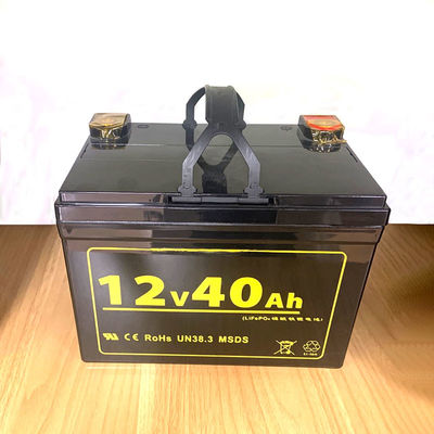 batteria al litio di 181*77*168mm 12v40ah 12.8V Lifepo4 per illuminazione di emergenza